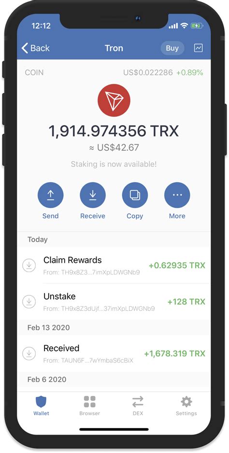 staking trx|trust wallet staking rewards.